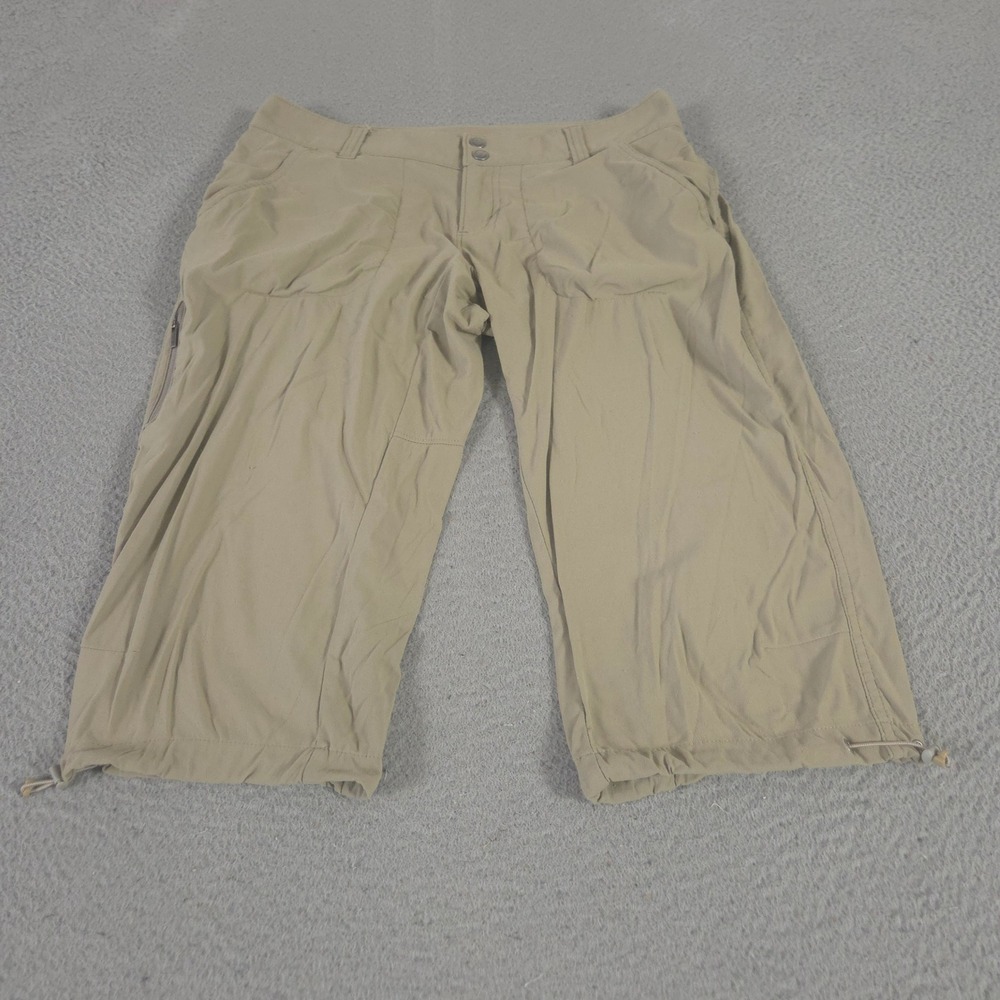 Columbia Pants Womens 8 Tan Saturday Trail II Knee Straight Leg Nylon Stretch